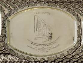 Plaque — Late Prime Minister Smt. Indira Gandhi